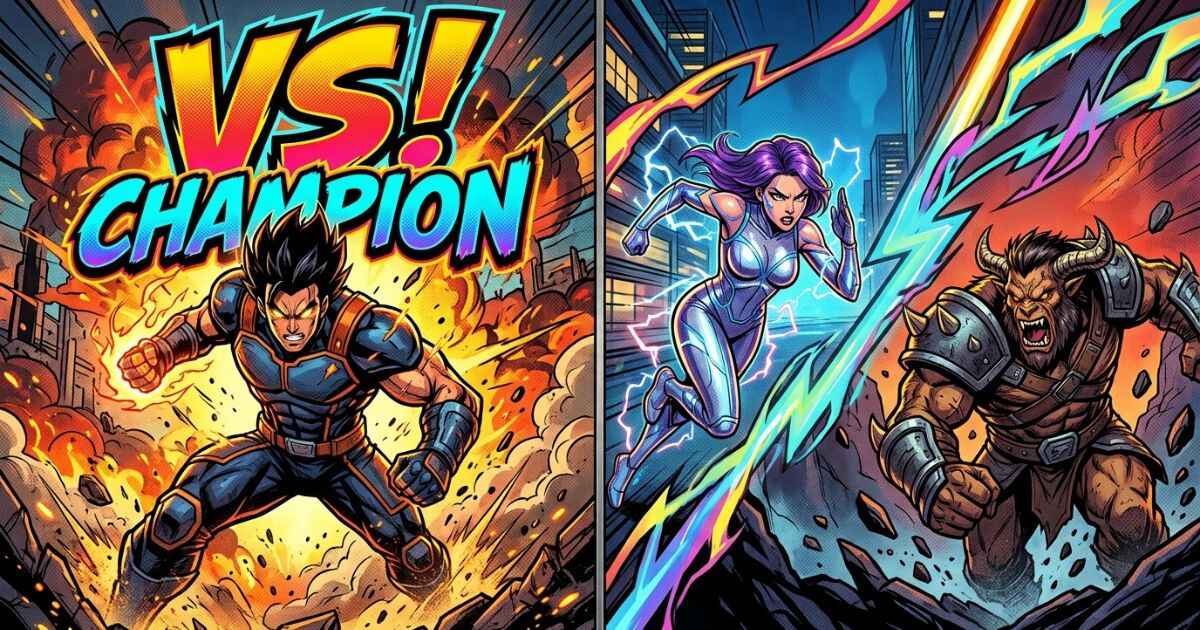 Comic-Style YouTube Thumbnail