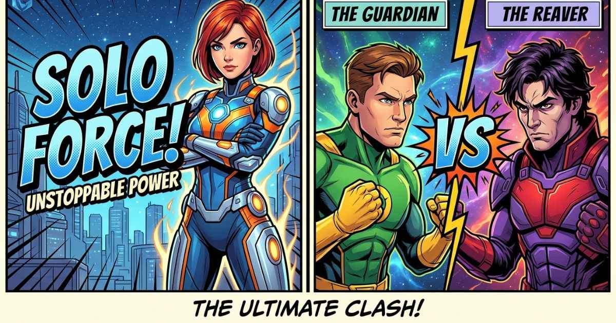 VS poster vs title card