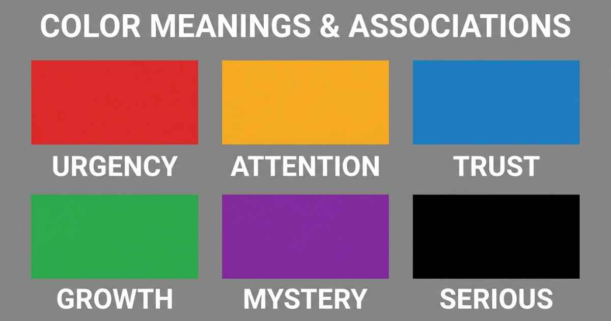 psychology of color in thumbnails