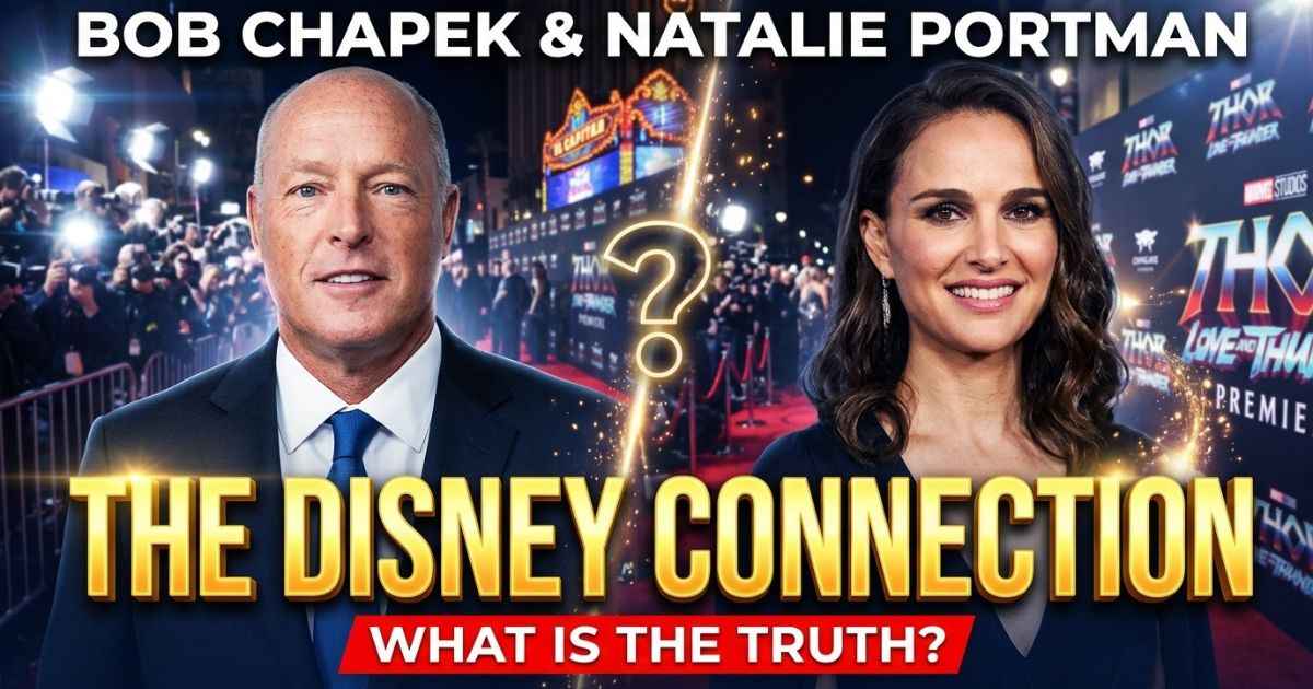 Bob Chapek and Natalie Portman
