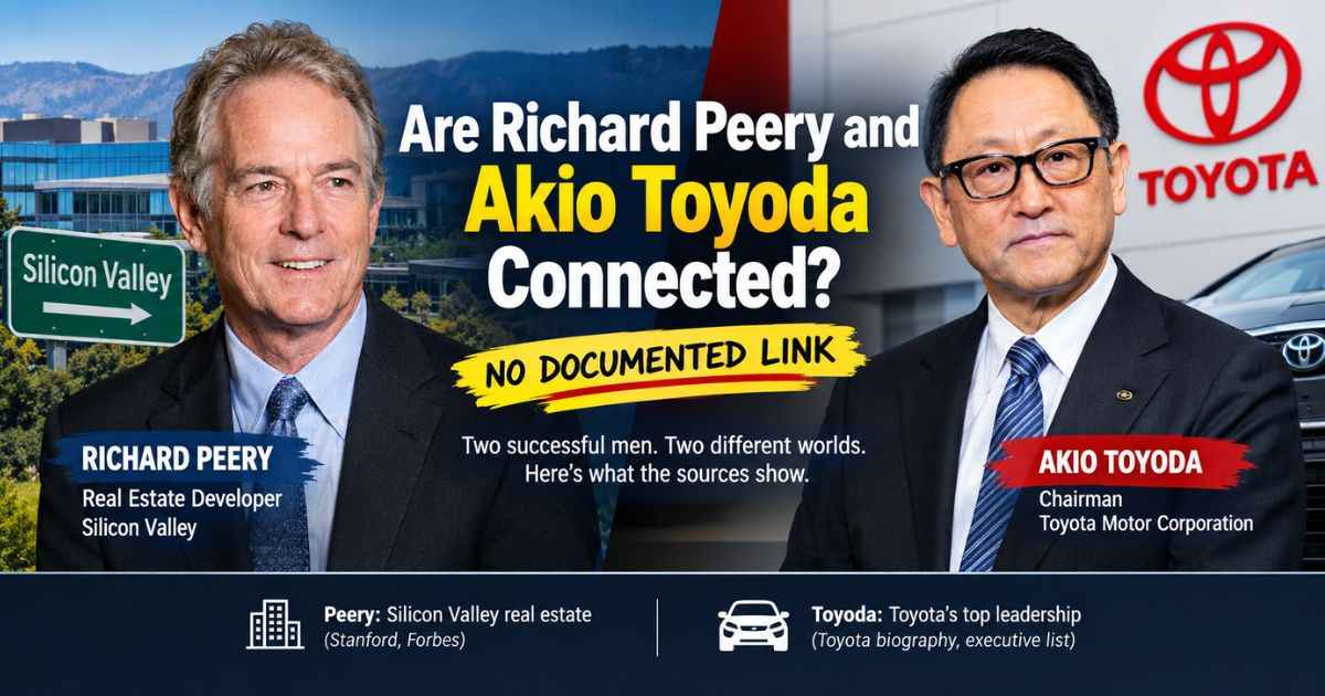 Richard Peery and Akio Toyoda